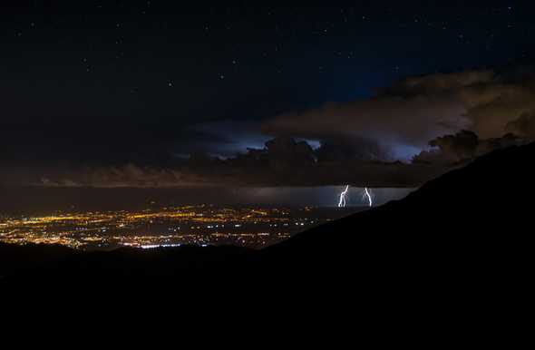 Storm over Mendoza, Argentina