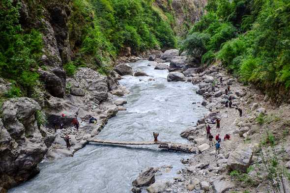 Manaslu trek, Nepal