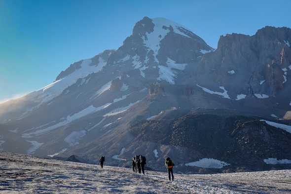 Mqinvartsveri. More commonly known as Mount Kazbek