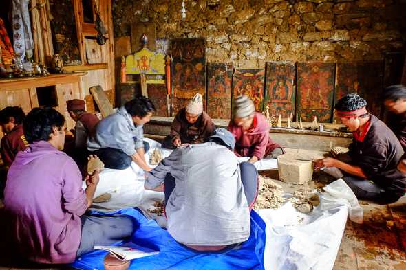 Gompa above Prok, Nepal