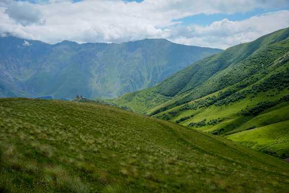 Cminda Sameba. Stepantsminda, Georgia