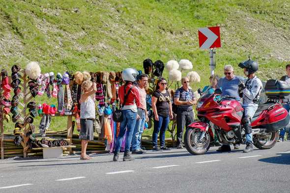 Random merchandise stall on the way to Stepantsminda