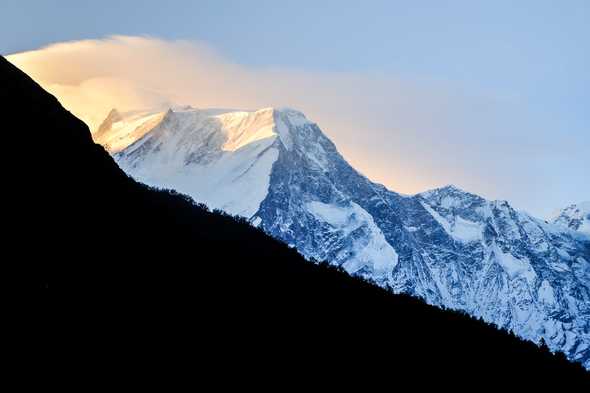 Morning view from Bimtang, Nepal