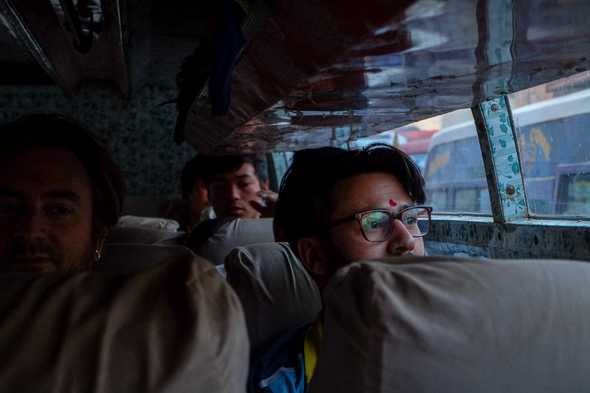 Bus to Arughat, Nepal