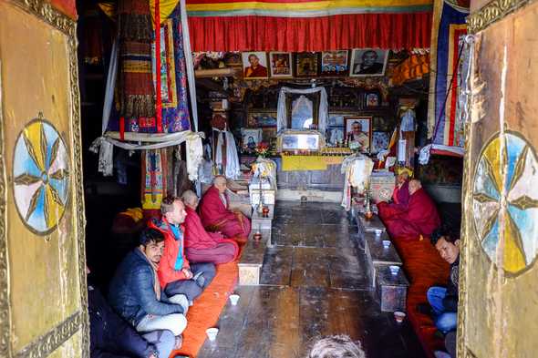 Mu Gompa monastery. Tsum Valley, Nepal