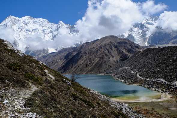 Ponkar Tal - a lake above Bimtang, Nepal